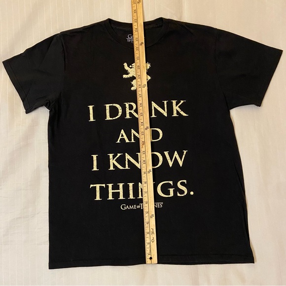 Game of Thrones “I Drink and I Know Things” -Tyrion Lannister GOT sz L - Picture 2 of 10